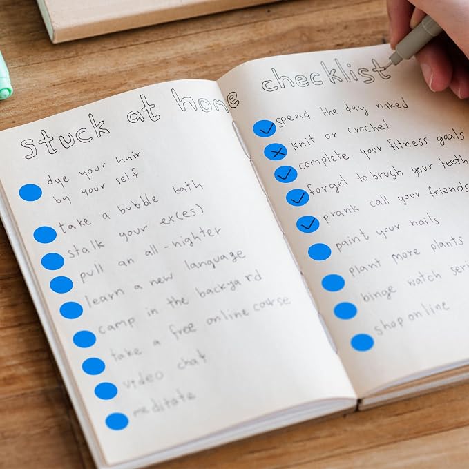 1000 PCS Colored Dot Stickers 1/2" Round Circle Colored Coding Labels Dot Stickers for Toddlers,Classroom,Office (Blue)
