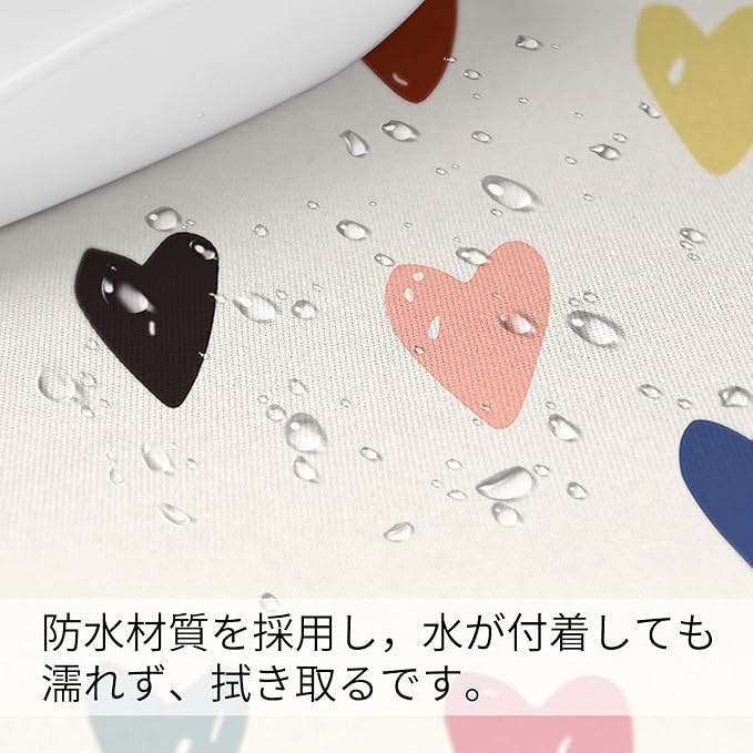 Seorsok Square Mouse Pad Cute Colourful Heart,Office Home Personalized Premium-Textured Mouse Mat Design,Waterproof Mousepad,Non-Slip Rubber Base Computer Mouse Pads for Wireless Mouse