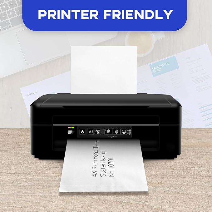 Goefun Catalog Envelopes 9x12, White, 100 PCS | Self Seal, Large Mailing Envelopes, Letter Size, 100GSM Paper