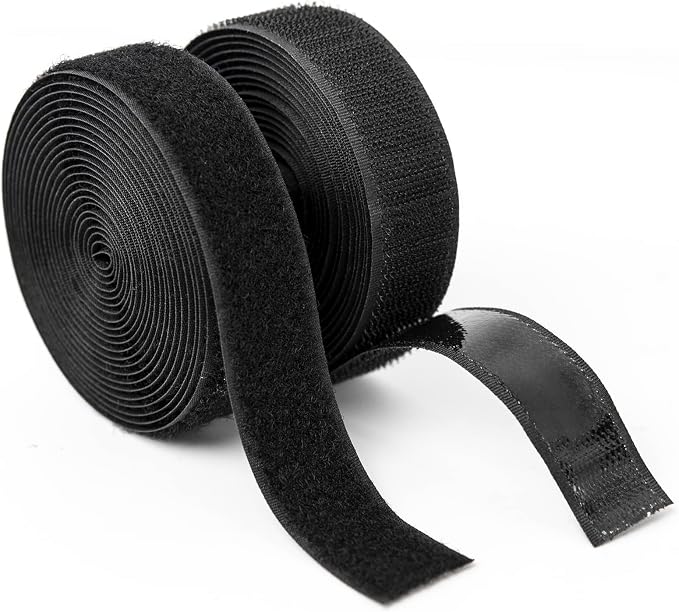 Art3d 4ft x 1 in. Hook and Loop Rolls Sticky Back, Heavy Duty | Double-Sided, Adhesive Strip, Nylon, Picture Hanging Strips Fastener for Mounting Hanging, Glass, Tile, Metal, Home, Office