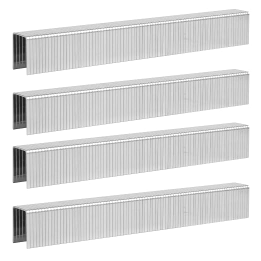 Heavy Duty T50 Staples 1/2" Length 3/8" Crown 5000-Count Galvanized | 20 Gauge T-50 Staples fit Pneumatic, Electric & Manual T50 Stapler Guns for Upholstery Wood and DIY Crafts
