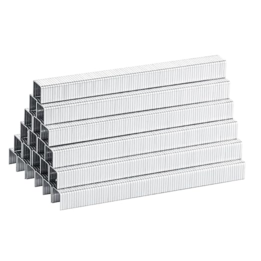 meite T50 Staples, 9/16 Inch Heavy Duty Staples for Staple Gun, Galvanized 20 Gauge 3/8 Inch Crown Staple for Upholstery, Construction, Furniture (1 Case)