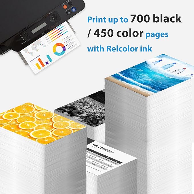 61XL Ink Cartridge Compatible for HP Ink 61 XL Black Color Combo 5530 4500 (Pack of 2)