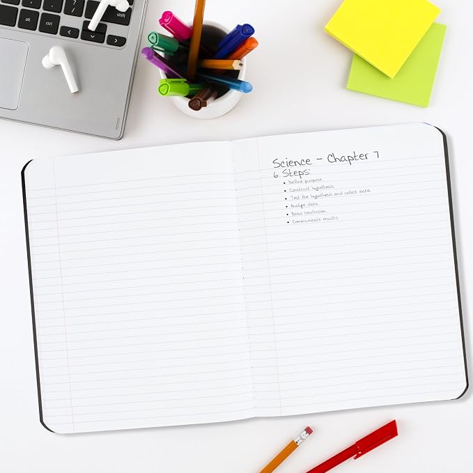 Mead Composition Notebook, College Ruled Paper, 7-1/2" x 9-3/4", 80 Sheets, Firework Burst (850127FA)