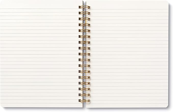 Compendium Spiral Notebook - You are here, it is time, you are ready. — A Designer Spiral Notebook with 192 Lined Pages, College Ruled, 7.0”W x 9.25”H