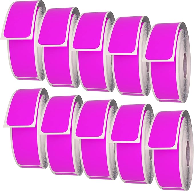 Royal Green Rectangular Color-Coding Labels 3x1-20 Sticker Rolls (75mm x 25mm) - 5000 Pack