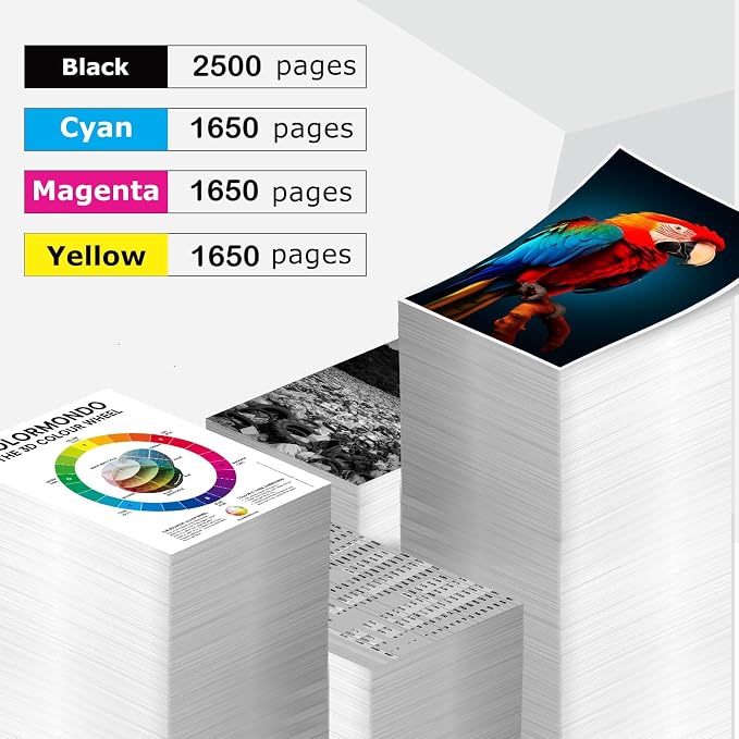 936XL Ink Cartridges Replacement for HP OfficeJet Pro 9110e-9135e, 4-Pack | Black, cyan, magenta and yellow 936XL cartridges for HP OfficeJet Pro 9110e, 9120e, 9122e, 9125e, 9128e, 9130e and 9135e.