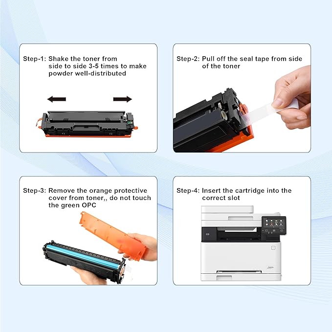 655A Black Toner Cartridge Replacement for HP 655A CF450A for HP Color Laser Enterprise M652, M653 M681,M682 Series