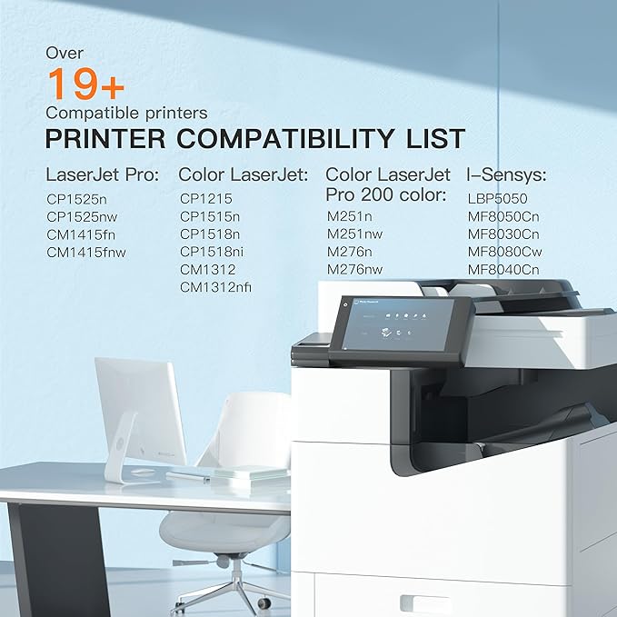 E-Z Ink 131X Compatible Toner Cartridge Replacement for HP 131X 131A CF210X CF210A CF211A CF212A CF213A with HP LaserJet Pro 200 Color M251 M276nw M276n M251n (4 Pack)