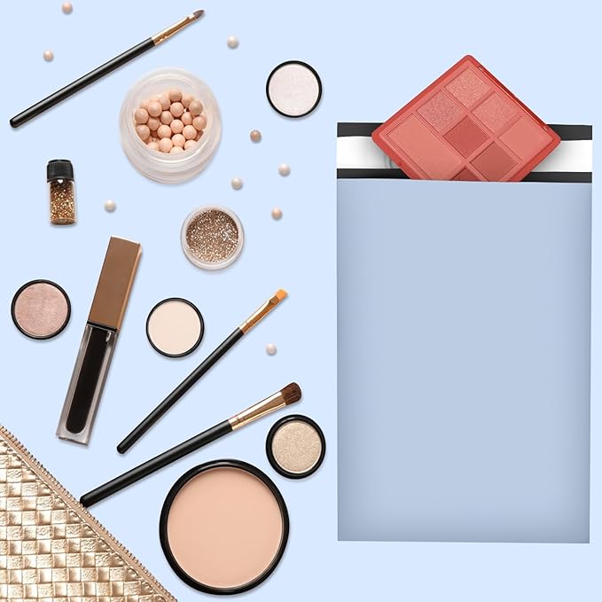 120PC Poly Mailers 6x9 Inch Light Blue Mailing Envelopes Bags 6x9 Poly Mailers Shipping Bags with Self Adhesive Waterproof and Tear-Proof Postal Bags
