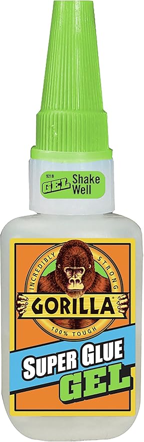 Gorilla Super Glue Gel, 15 Gram, Clear, (Pack of 4)