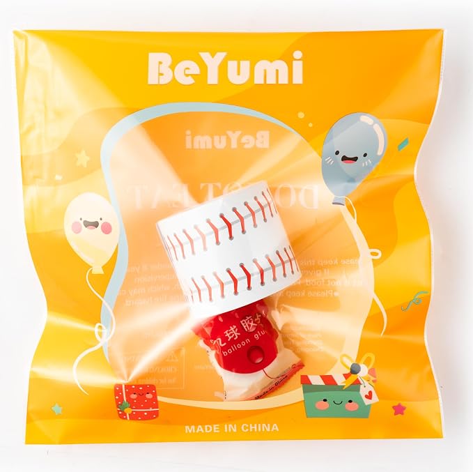 BeYumi Baseball Sport Border Trim - 65ft Back to School Baseball Patterned Straight Rolled Border Trim Red White Ball Sport Theme Bulletin Board Set Party School Classroom Chalkboard Wall Decoration