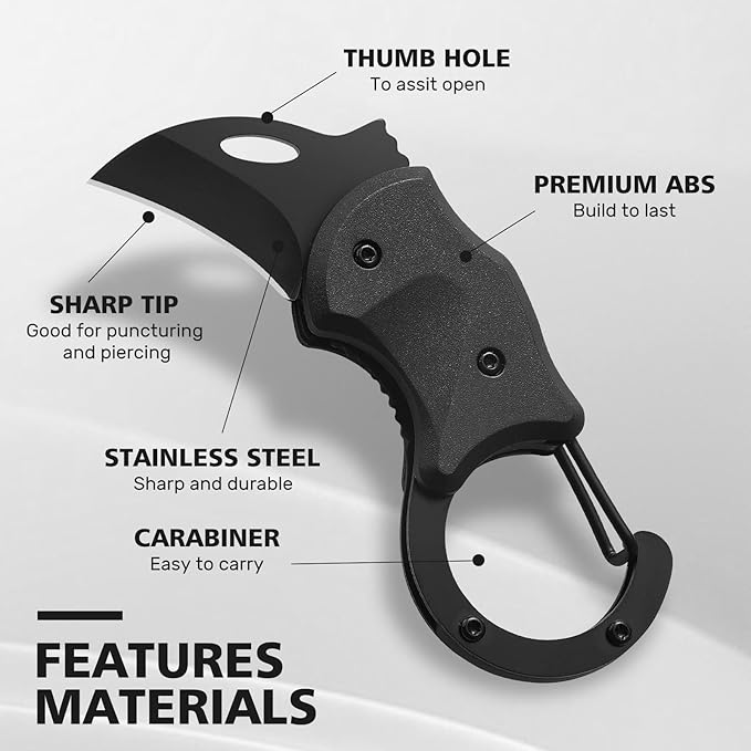 VIRENKNIFE Folding Pocket Utility Knife,Small Pocket Knife with 1.38''Sharp Blade, EDC Knife for Men Women,Mini Keychain Box Cutter for Everyday Carry,Great Gift for Men (Black)