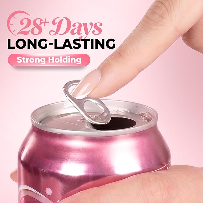 Luckyfairy Super Strong Nail Glue 5PcsX2g for Press On Nails | Quick Drying, Semi Solid Nail Glue Gel For Acrylic Fake Nails Tips, Mini Tubes, Mess-Free, No Lamp Needed, Beginners-Friendly