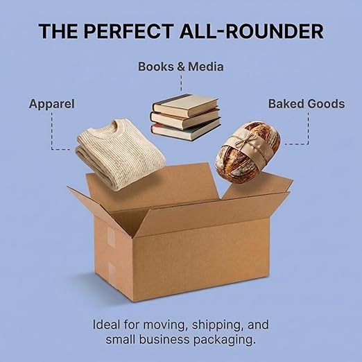 BOX USA 15 x 10 x 6 Corrugated Cardboard Boxes, Medium 15"L x 10"W x 6"H, Pack of 25 | Shipping, Packaging, Moving, Storage Box for Home or Business, Strong Wholesale Bulk Boxes