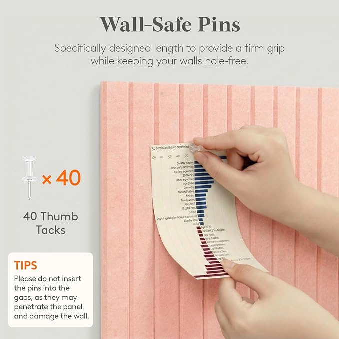 Lifewit Large Felt Bulletin Board, 9 Pack Cork Board Alternative for Walls, 36"x 24" Total Size with Self-Adhesive, Message Board Pin Board with 40 Pushpins for Office Decor, Home, Classroom, Sage