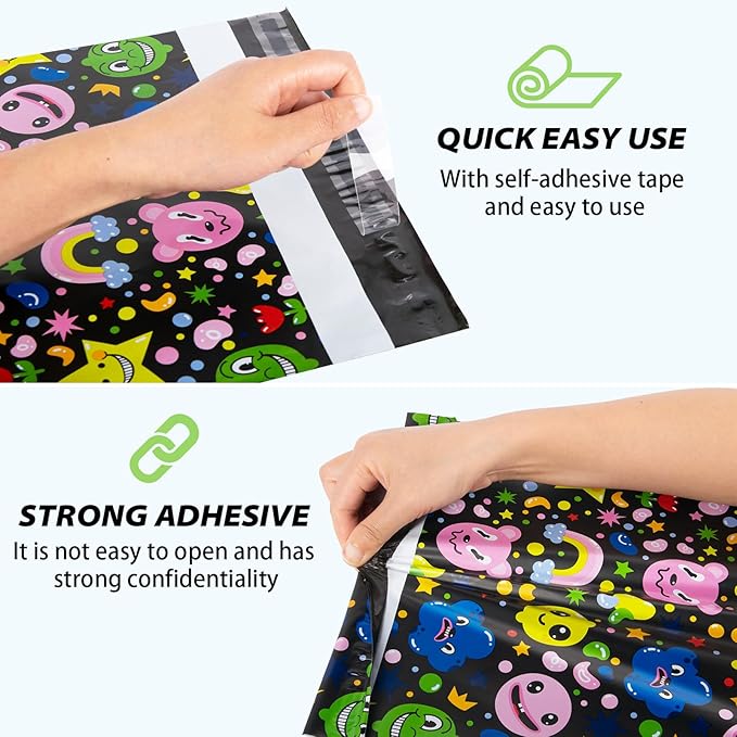 Oududianzi Poly Mailers 10x13, 50PCS Shipping Bags, Mailing Bags, Packaging Bags, Mailers Poly Bags for Shipping, Polymailer 10x13, Polymailers Packaging Bags for Small Bussiness