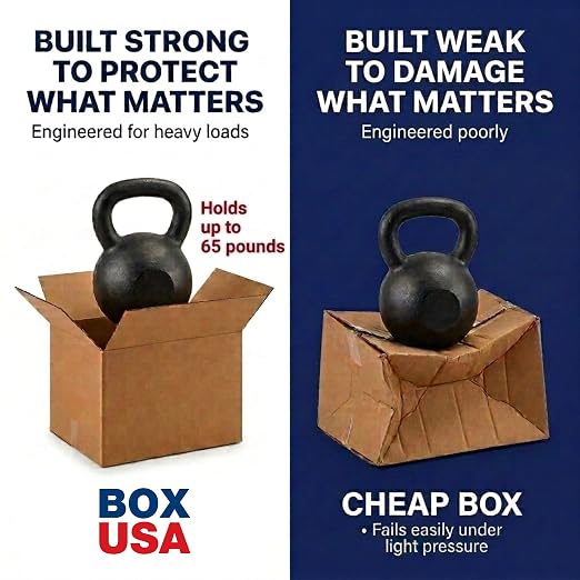 BOX USA 16x16x36 Tall Boxes for Shipping, Moving & Packing, 10-Pack | Long Boxes 16"L x 16"W x 36"H Corrugated Cardboard for Home, Business, e-Commerce Order Fulfillment Supplies, 10-Pack