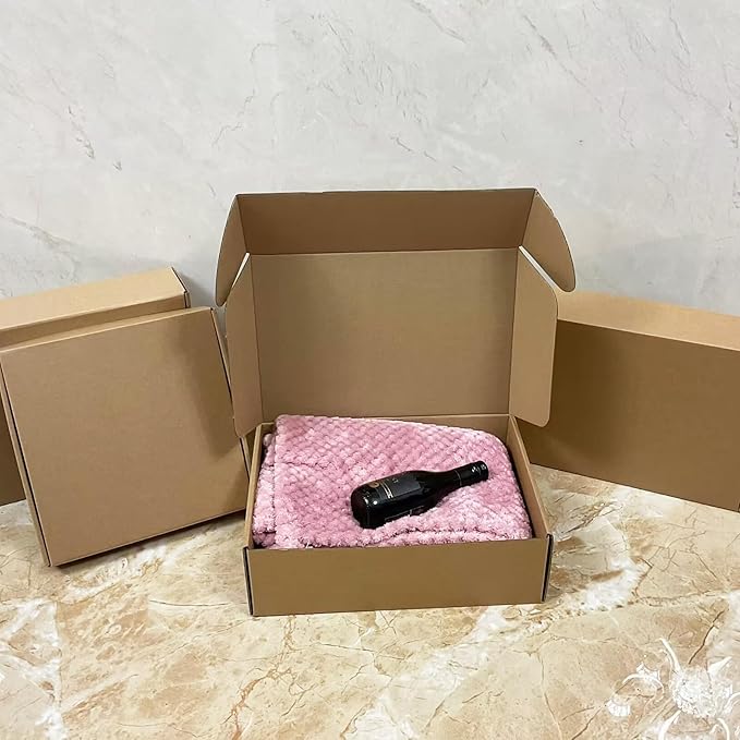 13 x 9 x 4 inch Shipping Boxes Set of 20， Brown Corrugated Cardboard Box Mailer Boxes for Packaging Small Business Shipping，Mailing Boxes Bulk for Birthday Wedding Party Book Literature Gift Giving
