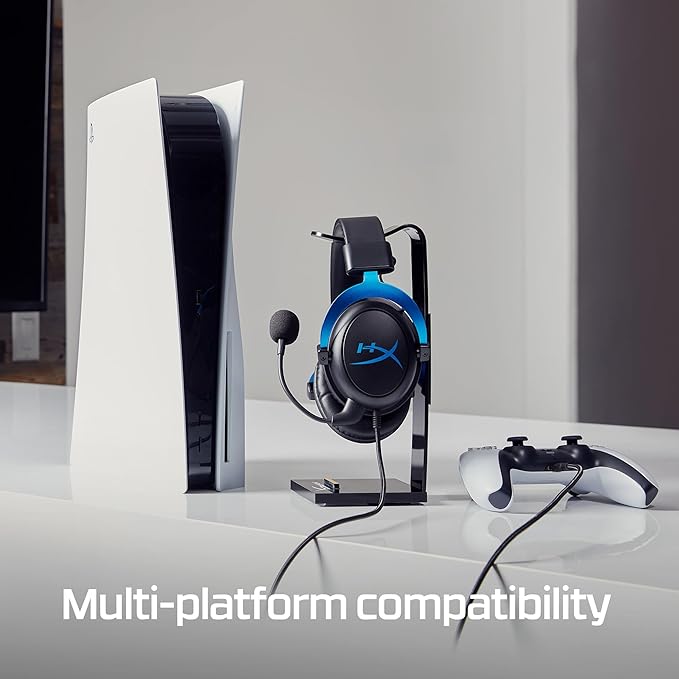 HyperX Cloud - Gaming Headset, Memory Foam Comfort, Noise-Cancelling mic, Durable Aluminum Frame.