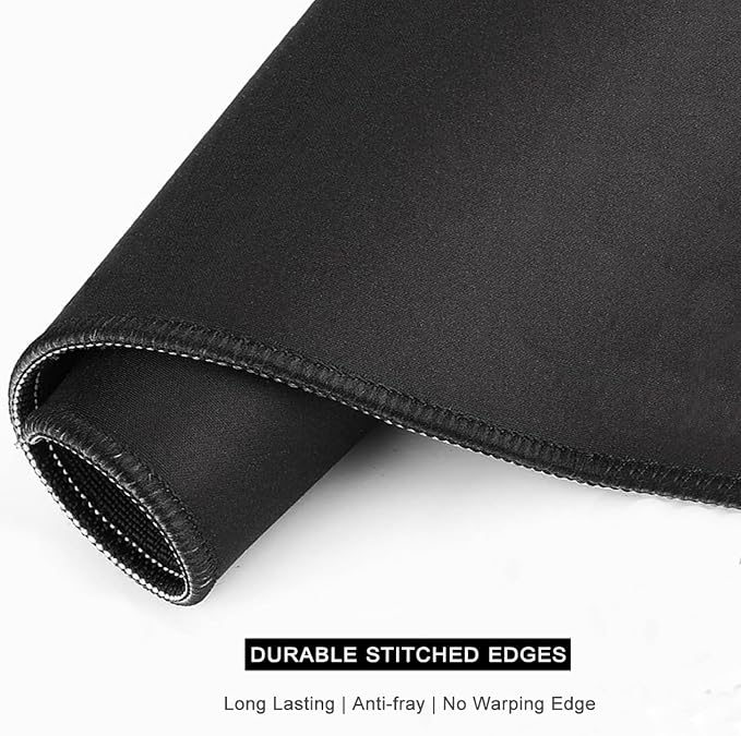 Auhoahsil Red Mouse Pad, 12 x 10 Inch Square Mousepad, 3mm Thick Rubber Mouse Mat with Pretty Design, Premium-Textured Non-Slip for Gaming Work Office Wireless Mouse Men Women