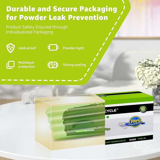 greencycle 49X 53X 1320 Compatible Toner Cartridge Replacement for HP 49X Q5949X 53X Q7553X use in 1320n 1320nw 3390 3392 M2727nf P2015dn P2015 P2014 P2010 Series Printer (Black, 1PK)