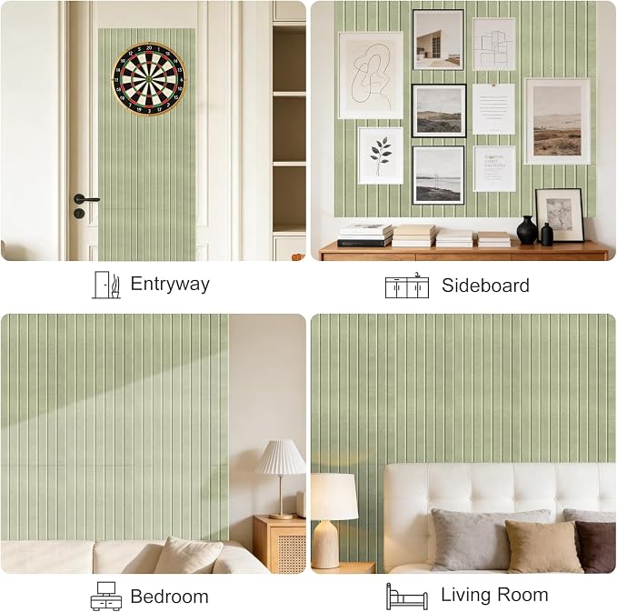 Cork Boards for Walls 48" x 36" Felt Board Alternative, 12 Pack Felt Wall Tiles Bulletin Board, Large Cork Board for Office Pin Board Tack Board Cork Boards