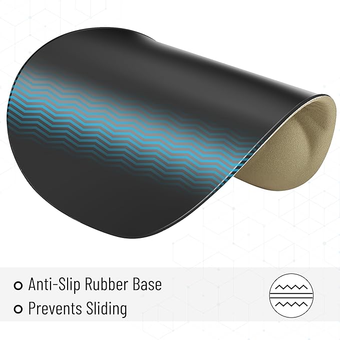 Mr. Pen Ergonomic Mouse Pad with Wrist Support, Green Gel Pad for Gaming