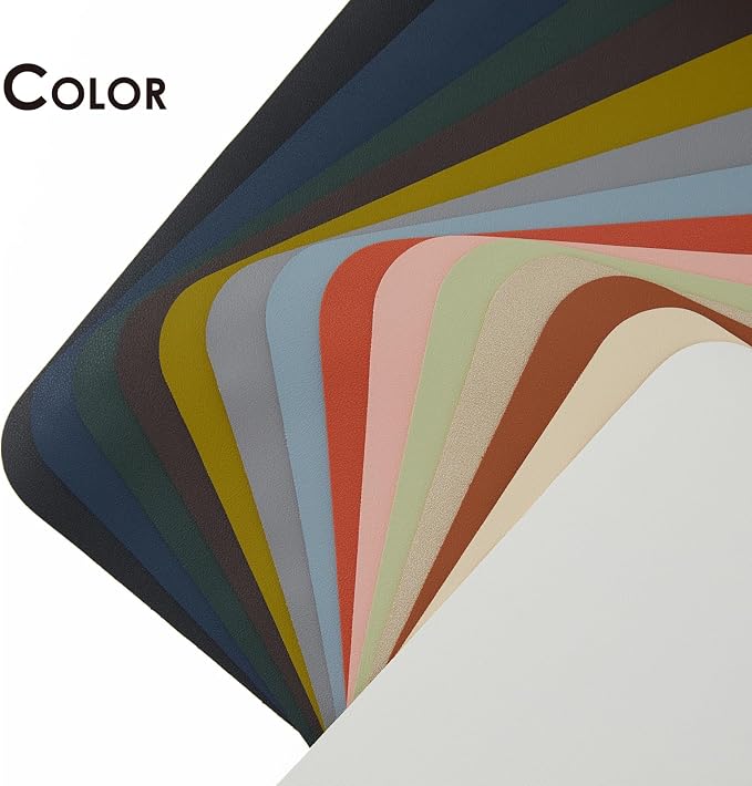 Leather Desk Mat - Non-Slip PU Desk Pad for Office and Home - Desk Organization and Accessories - Ideal for Large Mouse Pad and Desk Mats on Top of Desks (Pink,27.6"x 13.8")