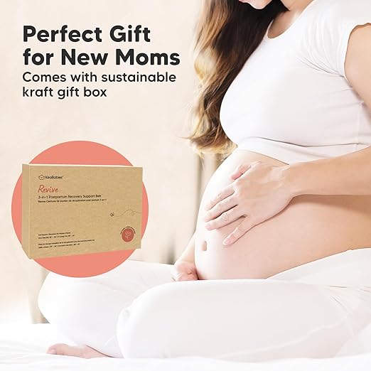 3 in 1 Postpartum Belly Support Recovery Wrap – Postpartum Belly Band, After Birth Brace, Slimming Girdles, Body Shaper Waist Shapewear, Post Surgery Pregnancy Belly Support Band (Classic Ivory, XL)