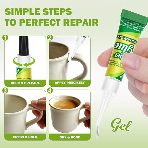 Super Glue Gel Clear 3 Gram (Pack of 18) for Plastic Metal & Wood – Instant CA Adhesive All Purpose Multipack, Cyanoacrylate Glue for Ceramic 3D Printing Shoe Crafts, Strong Bonding Single Use Minis