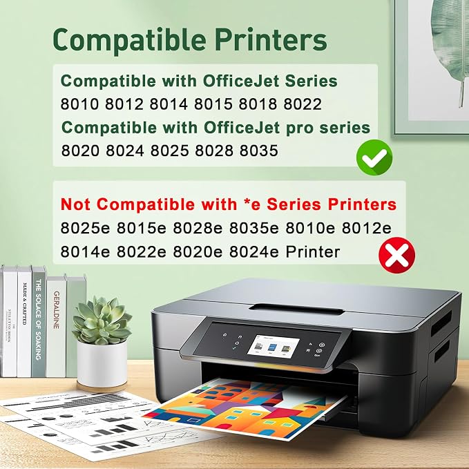 KINGWAY 910xl Ink Cartridges Replacement for HP 910 910XL Printer 4 Pack | Latest Chip HP Ink 910 Compatible with HP OfficeJet 8010 8012 8014 8015 8018 8022 OfficeJet Pro 8020 8024 8025 8028 Printers