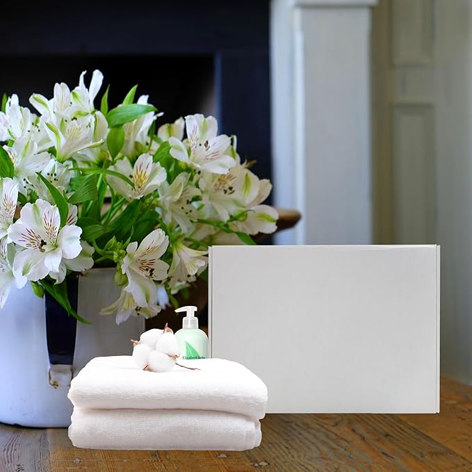 14x10x3 inch Shipping Boxes Set of 20， White Corrugated Cardboard Box Mailer Boxes for Packaging Small Business Shipping，Mailing Boxes Bulk for Birthday Wedding Party Book Literature Gift Giving