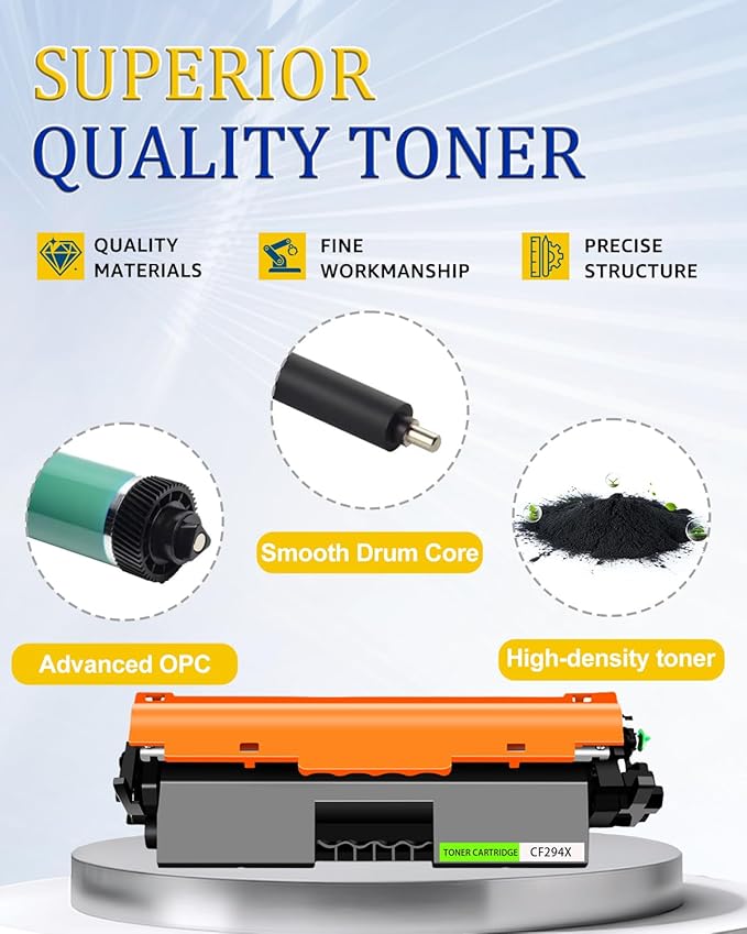 greencycle 1PK CF294X Compatible Black Toner Cartridge Replacement for HP CF294X 94X Toner Cartridge use for Laser Jet Pro M118dw M148dw M148fdw M149fdw Printer