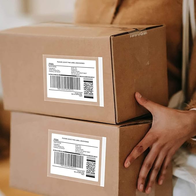 1000 Pcs-7.5x5.5 Packing List Mailing Envelopes Shipping Envelopes Packing List Clear Adhesive Shipping Label Sleeves Shipping Supplies for Small Businesses