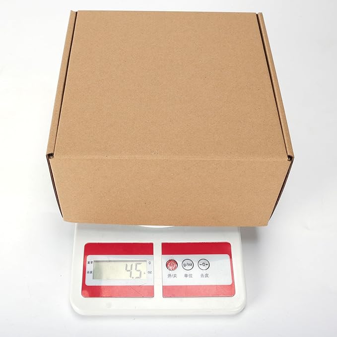 8x8x4 inch Shipping Boxes Set of 6 Brown, Inner Size 7.6x7.6x3.6 inch Cardboard Box Mailers for Small Business Packaging Mailing or Gift Wrapping Giving