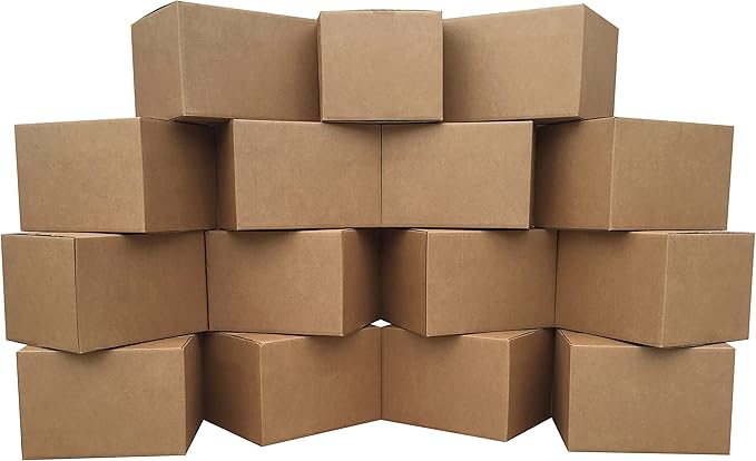uBoxes Moving Boxes Bundles Medium Boxes 18" x 14" x 12" - Medium Boxes (Pack of 15)