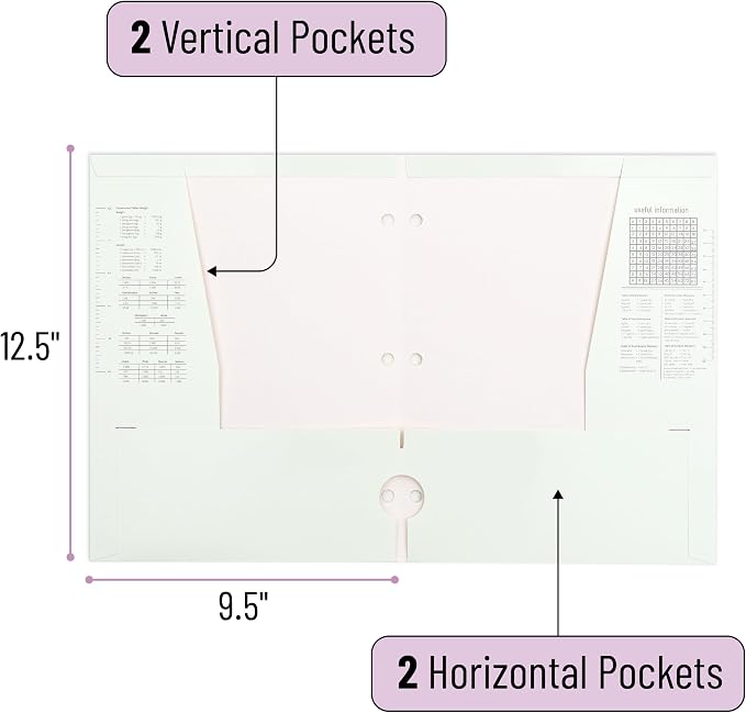 Mr. Pen- 4-Pocket Folders, 8 Pack, 12.5" x 9.5", Vibrant Colors | Tear-Resistant Paper Folders with Pockets 3 Holes Punched, High Capacity