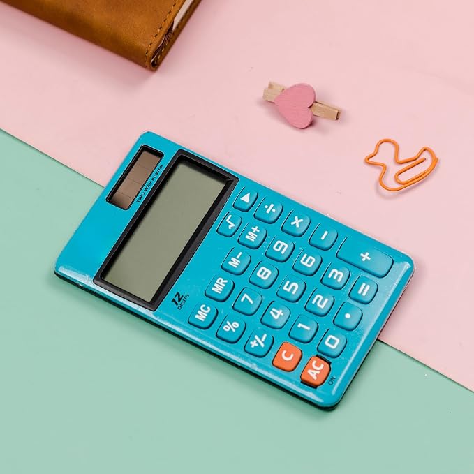 Mr. Pen- Standard Function Calculator, 12 Digits, Solar Calculator, Basic Office Calculators (Pack of 2)