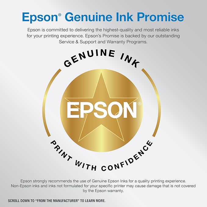 Epson EcoTank ET-2800 Wireless Color All-in-One Cartridge-Free Supertank with Scan and Copy, The Ideal Basic Home Printer - Black
