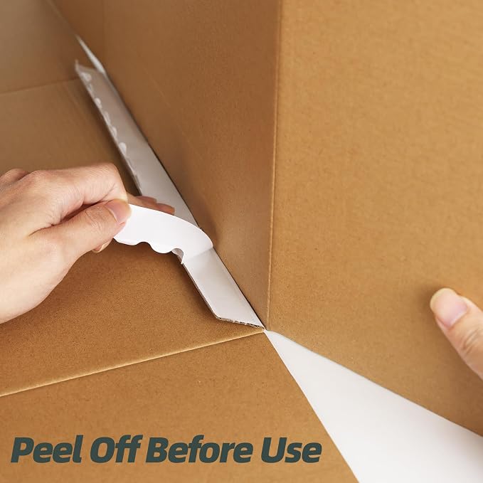 CRUGLA 12x12x12 Shipping Boxes 10 Pack, White Corrugated Cardboard Boxes with Side-Lock and Pre-Applied Double-Sided Tape, Easy Assemble Packing Mailer Boxes for Small Business Shipping