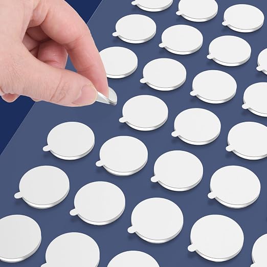 Clear Sticky Tack Adhesive Stick dots- Easy to Peel Clear Double Sided Mounting Putty Stick Tack for wall Hanging Museum Wax Gel, Balloons, and Festival Decoration