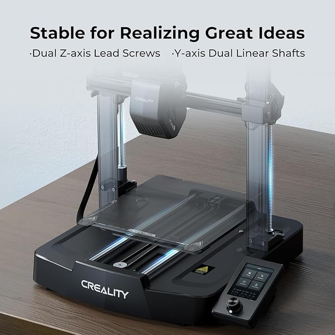 Creality Ender 3 V3 SE 3D Printer, 250mm/s Faster Print Speed CR Touch Auto Leveling Sprite Direct Extruder Dual Z-Axis Auto Filament Loading Ender 3 Upgrade 3D Printer Print Size 8.66x8.66x9.84 inch