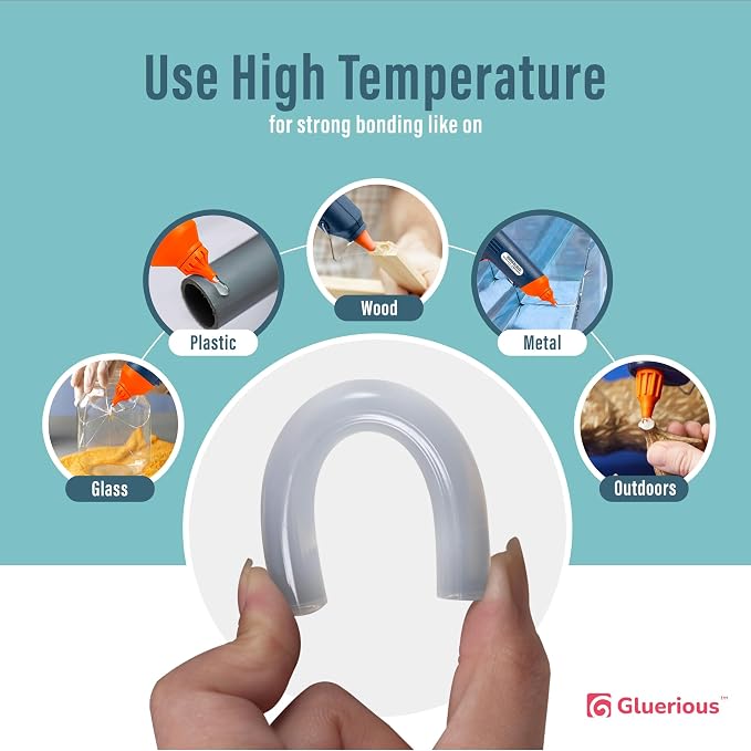 Mini Hot Glue Gun Sticks (Bulk Pack of 600) - 4" Length, 0.27" Diameter - Multi-Purpose for DIY Art, Crafts, Home Decoration, Sealing, and Repairing - Compatible with Most Glue Guns