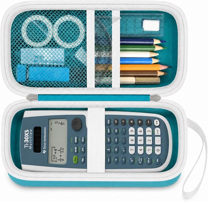 Green Calculator Case for TI-30XS/TI-30XIIS/TI-30Xa/TI-36X Pro | Grapsa Calculator Case for TI-30XS/TI-30XIIS/TI-30Xa/TI-36X Pro