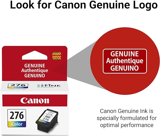 Canon CL-276 Genuine Color Ink Cartridge, Compatible with TS3520/3522, TR4720/4722, TS3720/3722