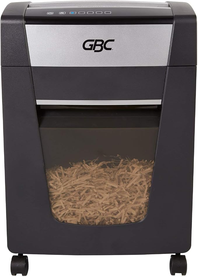 GBC Paper Shredder, ShredMaster, 20 Sheet Capacity, Cross-Cut, SX20-08 (1758502)