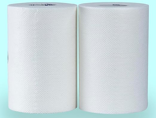 Areza Medical Surgical Tape - Porous Skin Soft Fabric Cloth Adhesive Tape - Fabripore - 4" x 10 yds. (10 cm x 9 m) - 2 Rolls per Box