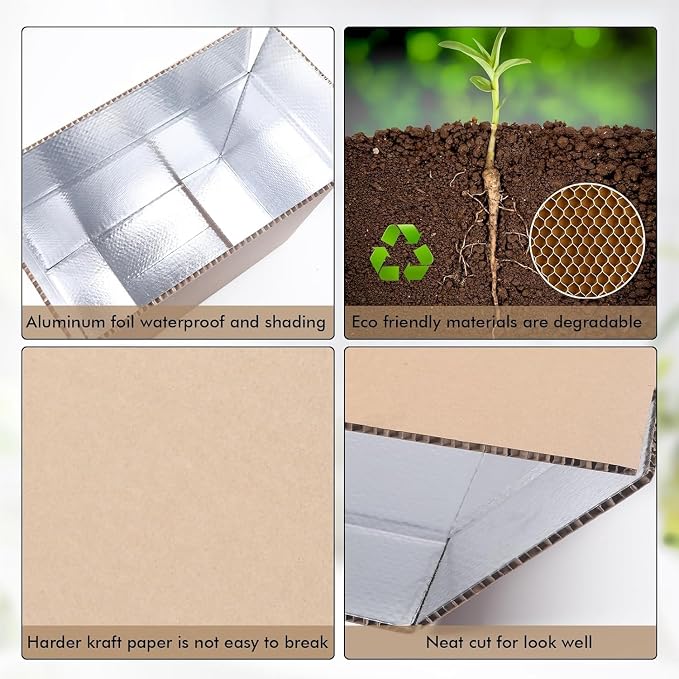 8 Pack 15.7x11.8x7.9 Inch Insulated Shipping Boxes for Shipping Frozen Food | Cold Shipping Boxes, Large Foil Cooler Carton Moving Kits for Mailing Packing, Carton Material with Aluminum Foil