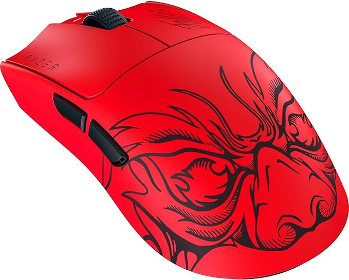 Razer Viper V3 Pro Wireless Esports Gaming Mouse: Symmetrical - 54g Lightweight - 8K Polling - 35K DPI Optical Sensor - Gen3 Optical Switches - 8 Programmable Controls - 95 Hr Battery - Faker Edition